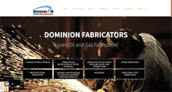 Desktop Screenshot of dominion-fab.com